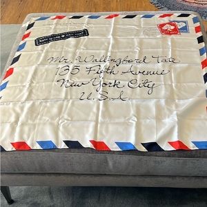 Large Kate Spade Mr Wallingford Tate SILK Scarf.